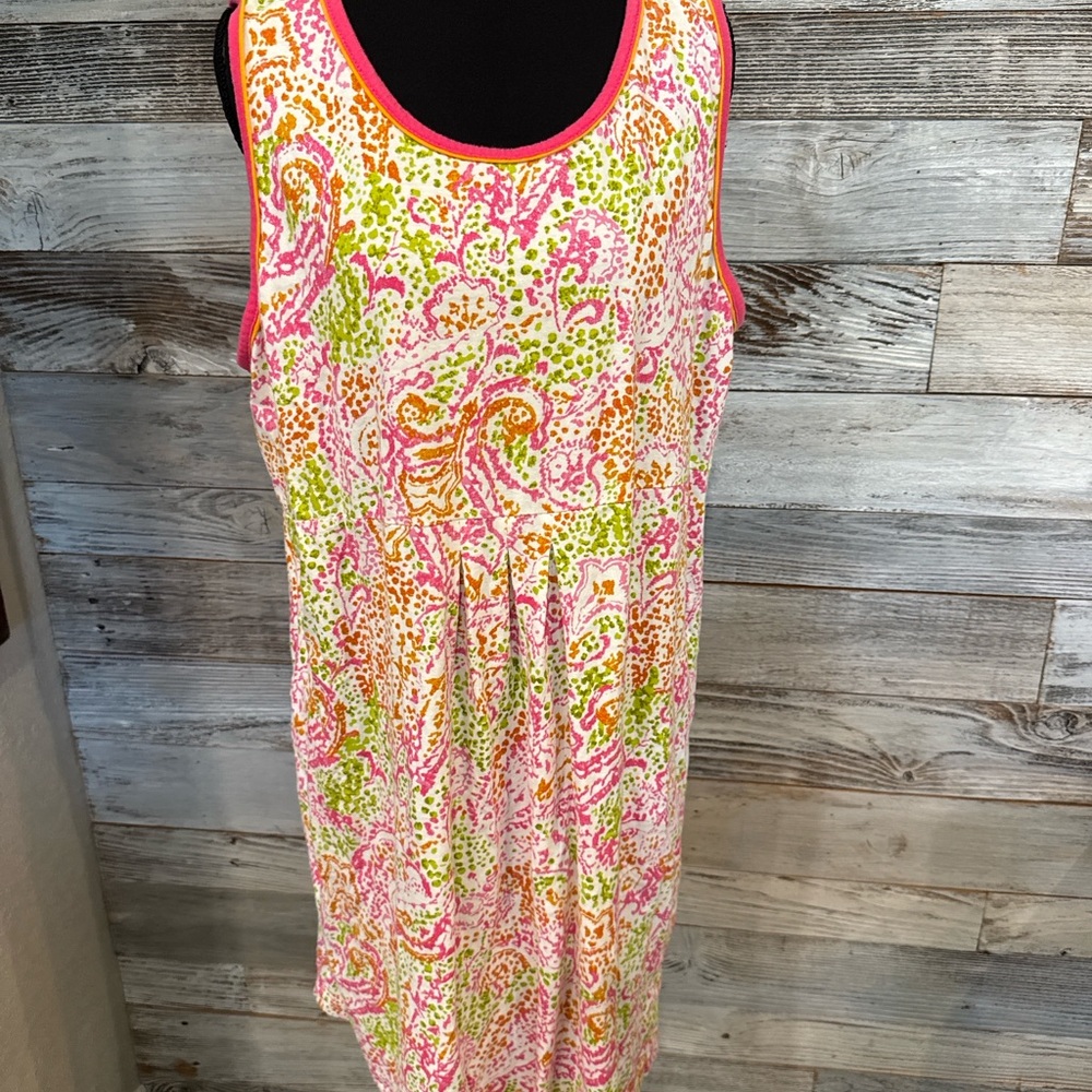 Vibrant Paisley Mini Dress with Pockets